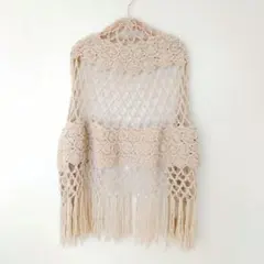 鍵編みストール