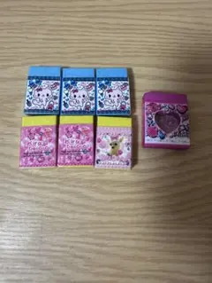 平成レトロ 消しゴム 7個セットのサムネイル