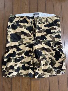 A BATHING APE ブルーカモ カーゴショーツ XL - メルカリ