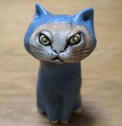 猫の陶器　岡山富男 岡山富男さんの陶器の猫ちゃんシリーズ 現在ショップにいる子