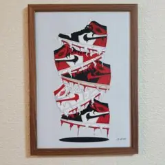 JORDAN1 NIKE アートポスター(パロディー)