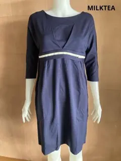 ミルクティー　授乳口つき　ワンピース
