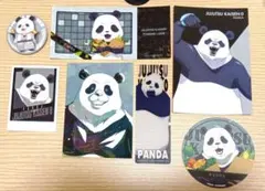 呪術廻戦　パンダ　コースター　缶バッジ　他
