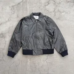 90s Machope leather jacket 本革レザージャケット 短丈