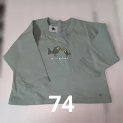 プチバトー　長袖　12m 74cm