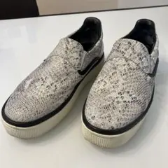 WHITEFLAGS スネークスキンスリッポン