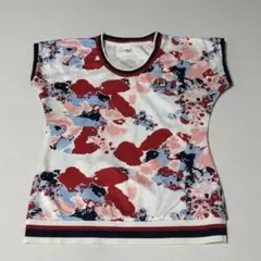 FILA テニスウェア　プルメリア　レッド　S