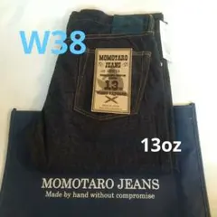 W38桃太郎ジーンズMOMOTARO JEANSボタンフライ13oz新品タグのサムネイル