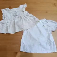 【Cottoli】 トップス　2枚セット（80-90）