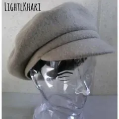 送料込 新品 バスク ベレー キャスケット ベレー帽 ウール シンプル 秋冬 L