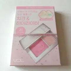 VDL 티크 스테인 블러셔 & 하이라이터 듀오 캔디 쿨 에이드
