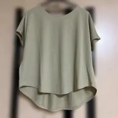MAISON DE THERESE バックタックTシャツ　ライトグリーンのサムネイル