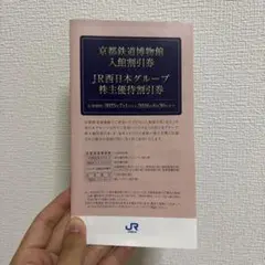【新品未使用】JR西日本グループ 株主優待券