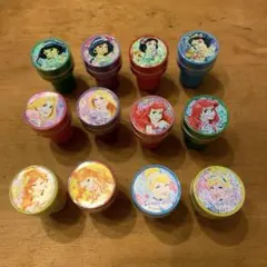 ディズニープリンセス スタンプ ハンコ12個セット
