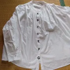 フィリルABC刺繍コットンブラウス長そで