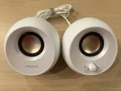 Creative Pebble V3 ホワイト SP-PBLV3-WH 中古のサムネイル