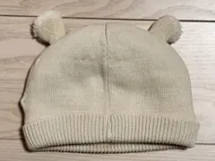 Baby GAP 耳付きベビー帽子 クリーム色