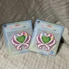 プリキュア 一番くじ Ｇ賞 お役立ちコレクション ラバーコースター 2点セット