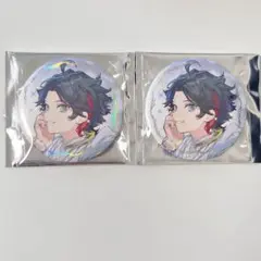 ART OF NIJISANJI ランダムマット箔押し缶バッジ　三枝明那