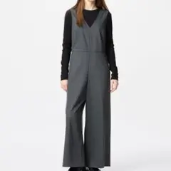 UNIQLO ユニクロ ジャンプスーツ ダーク グレー L