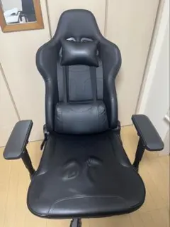 新品⭐️あぐらチェア 座面広い 重力ロック PUレザー 静音ロッキング