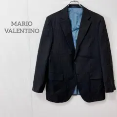 【マリオ・ヴァレンティーノ】ストライプ ビジネススーツジャケット MLサイズ相当