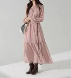 年中活躍✭ロング丈ワンピース★お出かけ旅行女子会デートに最適