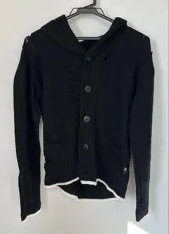緋山しゅう　ミハラヤスヒロ　アクリル混ロングカーディガン　Lサイズ 緋山しゅう様専用 ミハラヤスヒロ アクリル混ロングカーディガン L