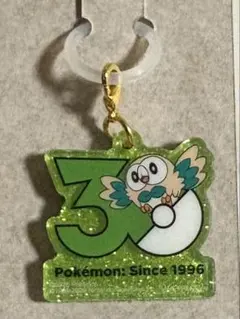 ポケモン ポケチャーム 30周年 ロゴマスコット2 モクロー