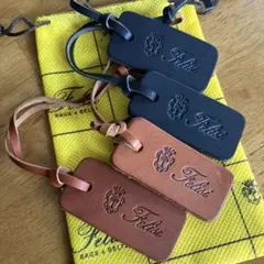 Felisi レザー タグ 4点セット