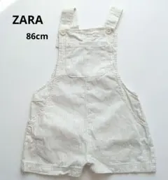 【ZARA】 ストライプ サロペット オーバーオール 86cmのサムネイル