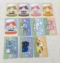 ◇オーダー用◇ダイカット 冬 雪だるま シマエナガ クマ ペンギン