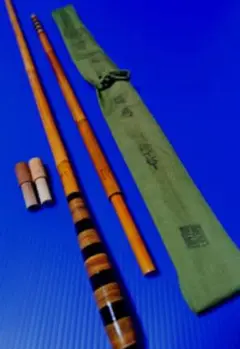 ヘラブナ　玉の柄　竿掛け　志我 7尺から25尺！匠絆 Yパープルモデル 竿掛け3本 タモの柄3