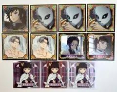 ❷鬼滅の刃シール烈伝4 義勇・錆兎・村田・しのぶ・カナヲ 11枚 (バラ売り可)