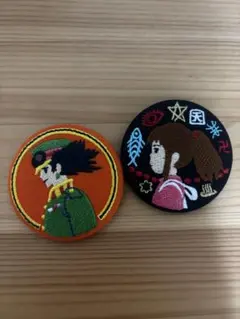 スタジオジブリ 刺繍バッジ 2個セット