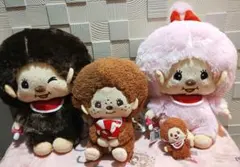 モンチッチぬいぐるみ4体セット【65】