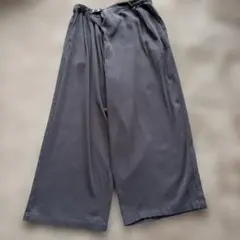 evam eva ダークグレー ワイドパンツ