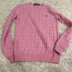 ラルフローレンケーブルニット