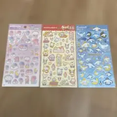 【新品未使用】ダイソー　サンリオ　シール　3枚セット