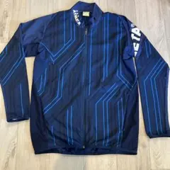 アスレタ ATHLETA トラックジャケット ジャージ ネイビー　ブルー L
