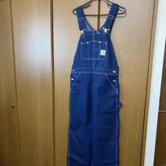 Carhartt デニム　真っ紺　ブルー オーバーオール