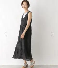 クリンクルワンピース　レプシィム　フリーサイズ