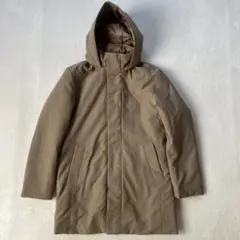 UNIQLO ユニクロ S ハイブリッドダウンコート ベージュ