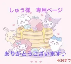 しゅう様　専用ページ