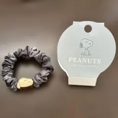 PEANUTS スヌーピー ヘアゴム グレー ゴールドのサムネイル