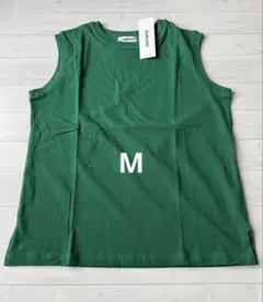 【未着用品】FOUND GOOD ドライタッチノースリーブ M グリーン