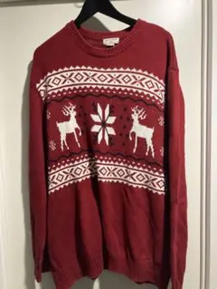 ニット　クリスマス柄