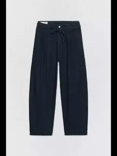 zara SOSHIOTSUKI ワイドレッグプリーツデニムパンツ 38