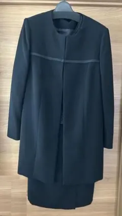 ブラックフォーマル アンサンブル ジャケット+ワンピース 2点セット