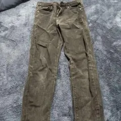 ダークグレー スリムフィット デニム